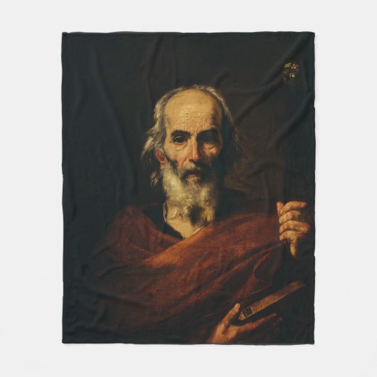 Saint Joseph von Jusepe de Ribera Fleecedecke (Vorderseite)