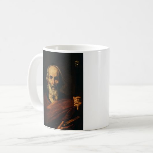 Saint Joseph von Jusepe de Ribera Kaffeetasse (Vorderseite Links)