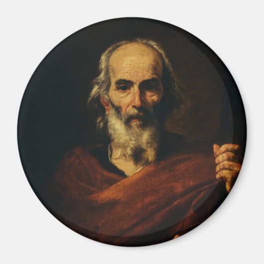 Saint Joseph von Jusepe de Ribera Magnet (Vorne)