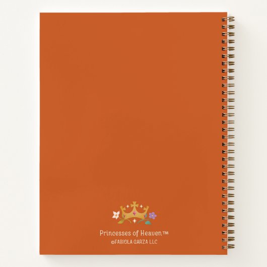 Saint Josephine Bakhita Spiral Notebook Notizblock (Rückseite)