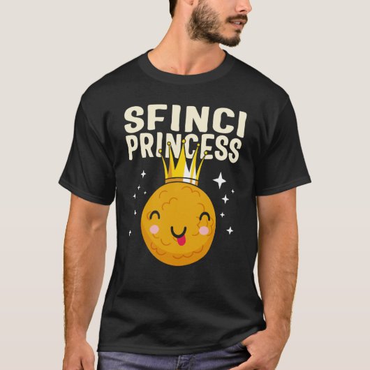 Saint Joseph's Day Sfinci Princess Cute Sicilian D T-Shirt (Vorderseite)