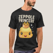 Saint Joseph's Day Zeppole Prinzessin Niedlichen I T-Shirt (Vorderseite)