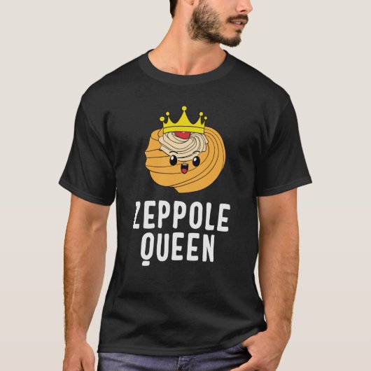 Saint Joseph's Day Zeppole Queen Crown Niedlich It T-Shirt (Vorderseite)