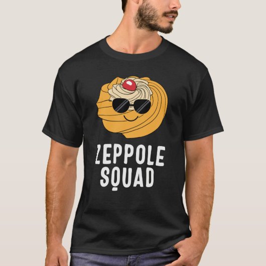 Saint Joseph's Day Zeppole Squad Sunglasses Italia T-Shirt (Vorderseite)