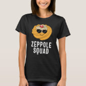 Saint Joseph's Day Zeppole Squad Sunglasses Italia T-Shirt (Vorderseite)