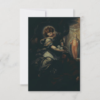 Saint Joseph's Dream Angel's Whisper Holy Card Dankeskarte
