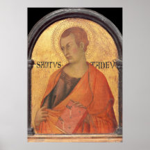 Saint Judas - Simone Martini Poster der bildenden 