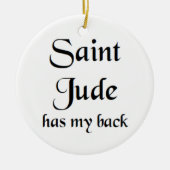 saint jude keramik ornament (Vorne)