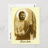 Saint Jude Postkarte (Vorne/Hinten)