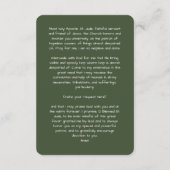 Saint Jude Prayer Begleitkarte (Rückseite)