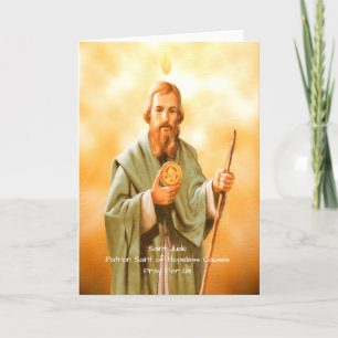 Saint Jude Prayer Feiertagskarte