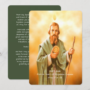 Saint Jude Prayer Feiertagskarte