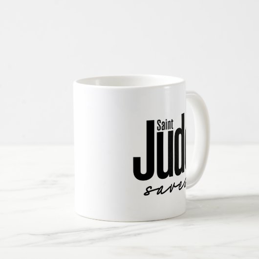 Saint Jude Rette Kaffeetasse (VorderseiteRechts)
