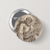 Saint Jude Thaddaeus, Apostel und Martyr Button (Vorne & Hinten)