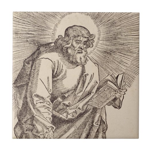 Saint Jude Thaddaeus, Apostel und Martyr Fliese (Vorderseite)