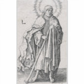 Saint Jude Thaddaeus, der Apostel Aufkleber (Vorderseite)