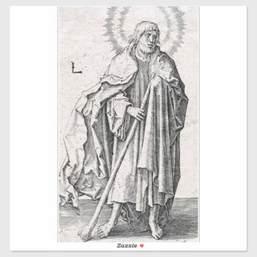Saint Jude Thaddaeus, der Apostel Aufkleber (Blatt)
