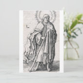 Saint Jude Thaddaeus, der Apostel Einladung (Stehend Vorderseite)