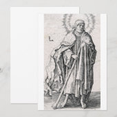 Saint Jude Thaddaeus, der Apostel Einladung (Vorne/Hinten)
