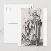 Saint Jude Thaddaeus, der Apostel Postkarte (Vorne/Hinten)