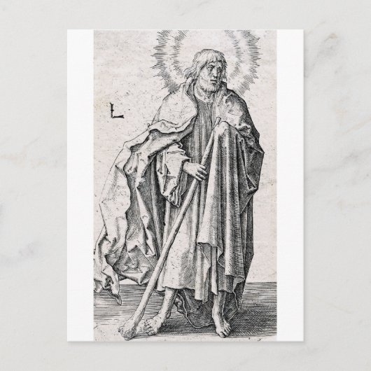 Saint Jude Thaddaeus, der Apostel Postkarte (Vorderseite)