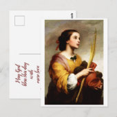 Saint Justa By Murillo Postcard Postkarte (Vorne/Hinten)