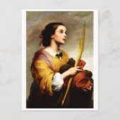 Saint Justa By Murillo Postcard Postkarte (Vorderseite)