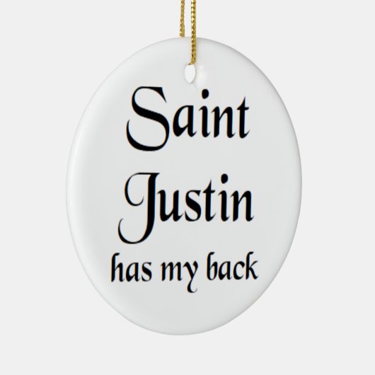 saint justin keramik ornament (Rechts)