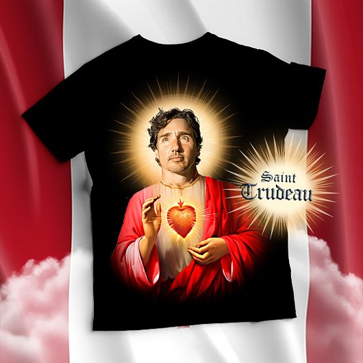 Saint Justin Trudeau Gebet T-Shirt