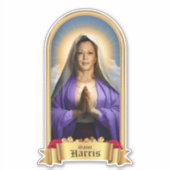 Saint Kamala Harris Gebet Candle Aufkleber (Vorderseite)