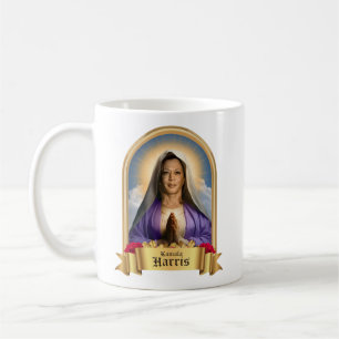 Saint Kamala Harris Gebet Candle Kaffeetasse