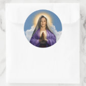 Saint Kamala Harris Gebet Candle Runder Aufkleber (Tasche)