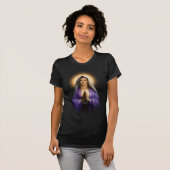 Saint Kamala Harris Gebet Candle T-Shirt (Vorne ganz)