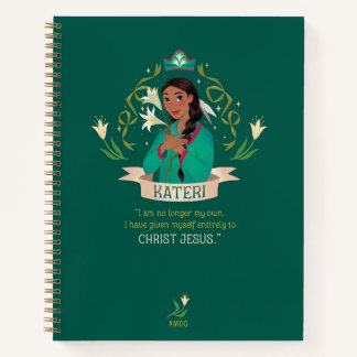 Saint Kateri Spiral Notebook Notizblock