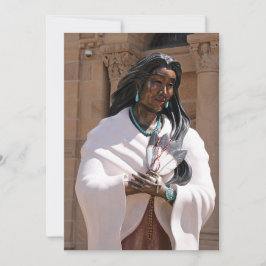 Saint Kateri Tekakwitha Feiertagskarte