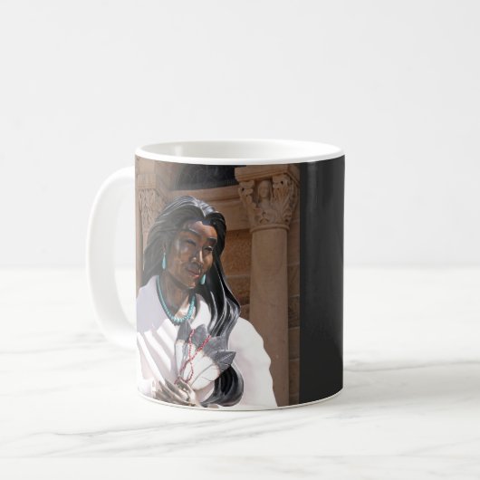 Saint Kateri Tekakwitha Kaffeetasse (Vorderseite Links)