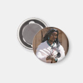 Saint Kateri Tekakwitha Magnet (Vorderseite/Rückseite)