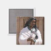 Saint Kateri Tekakwitha Magnet (Vorderseite/Rückseite)