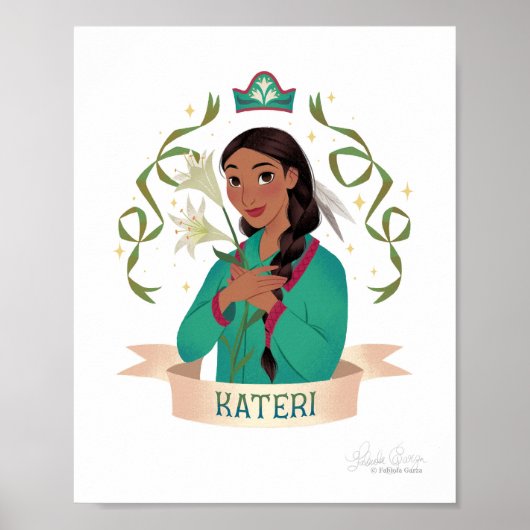 Saint Kateri Tekakwitha Museo Cantonale d'Arte Poster (Vorne)