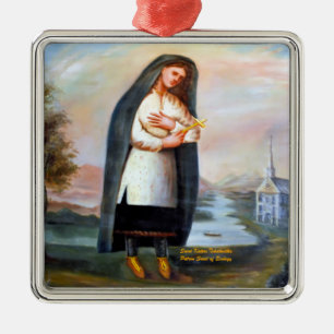 Saint Kateri Tekakwitha Ornament Aus Metall