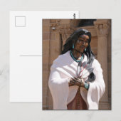 Saint Kateri Tekakwitha Postkarte (Vorne/Hinten)