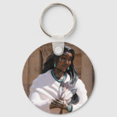 Saint Kateri Tekakwitha Schlüsselanhänger (Rückseite)