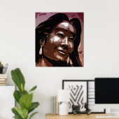 Saint Kateri Tekakwitha Vektorart Poster (Heimbüro)