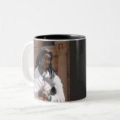Saint Kateri Tekakwitha Zweifarbige Tasse (Vorderseite Links)