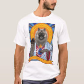 Saint Keeshond T - Shirt (Vorderseite)