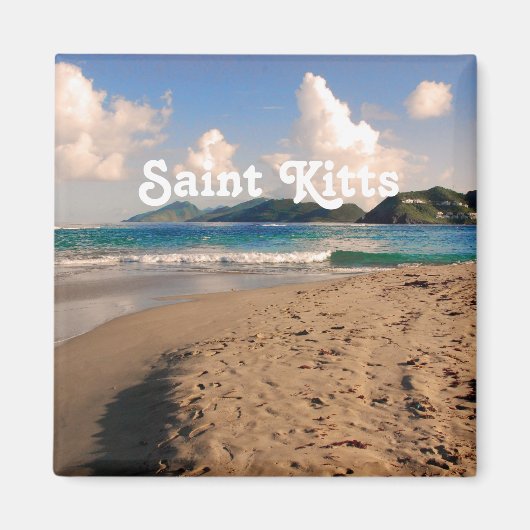 Saint Kitts Beach Magnet (Vorne)