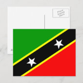 Saint Kitts & Nevis Postkarte (Vorne/Hinten)