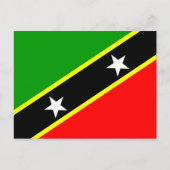 Saint Kitts & Nevis Postkarte (Vorderseite)