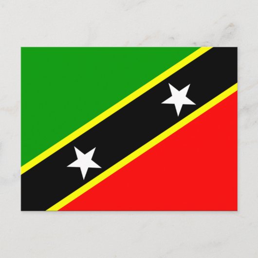 Saint Kitts & Nevis Postkarte (Vorderseite)