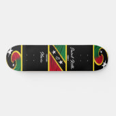 Saint Kitts & Nevis Skateboard (Horizontal)